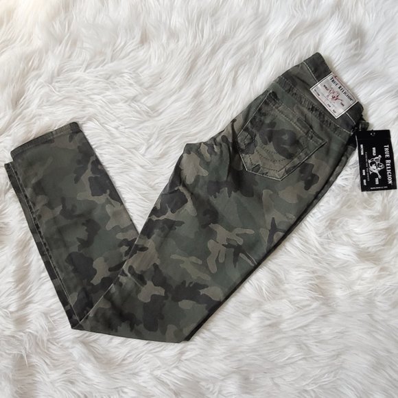 NEW True Religion Super Skinny Camo Jeans - Picture 11 of 12